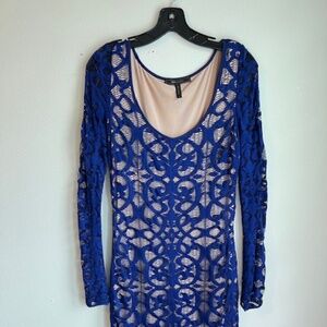 BCBGMAXAZRIA Crochet Midi dress